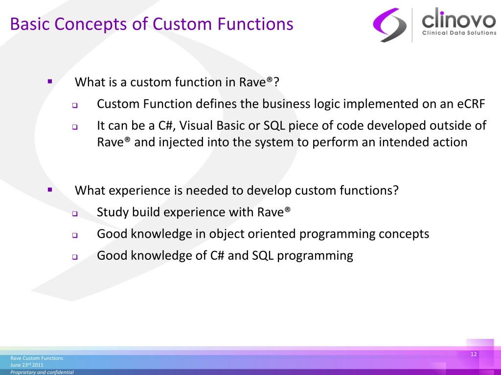 PPT - Medidata Rave® Custom Functions Webinar PowerPoint Presentation ...