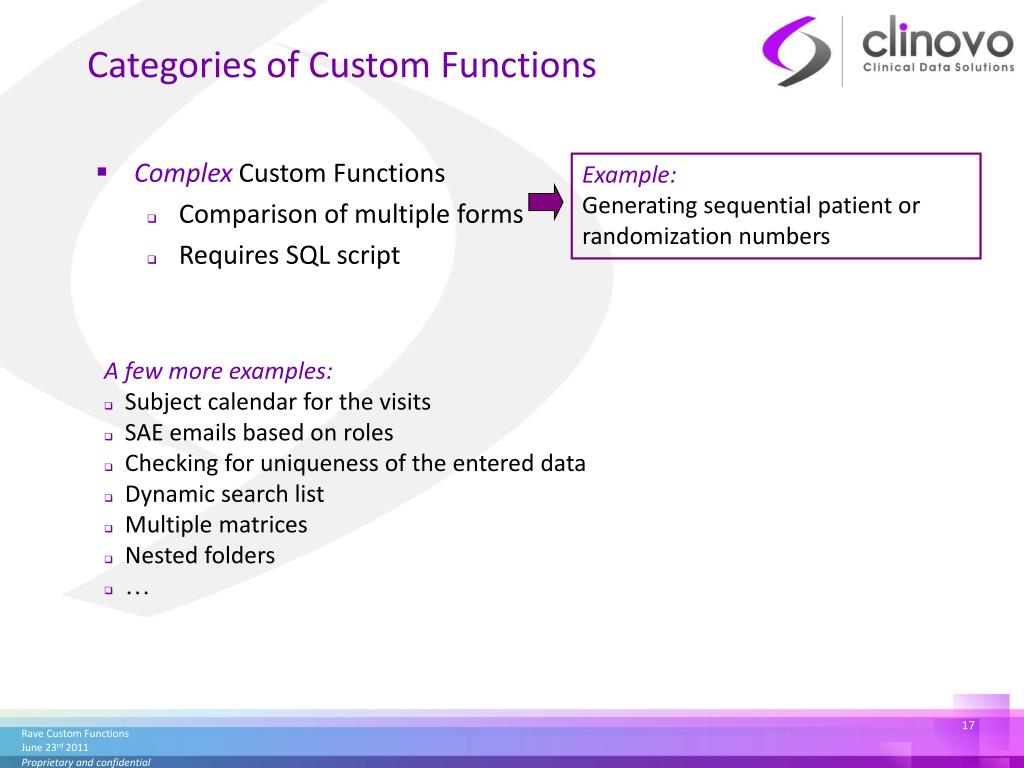 PPT - Medidata Rave® Custom Functions Webinar PowerPoint Presentation ...
