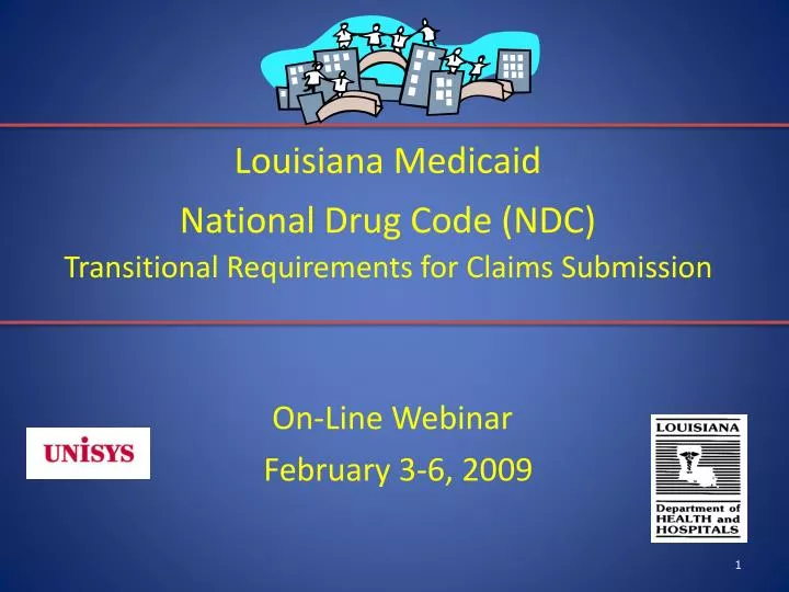 louisiana medicaid national drug code ndc transitional requirements for claims submission n.