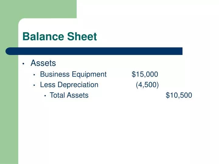 PPT - Balance Sheet PowerPoint Presentation, free download - ID:1716691