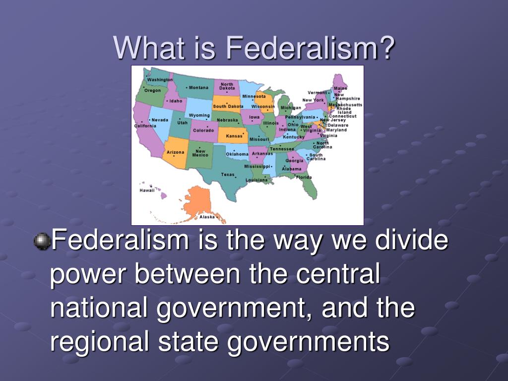visual representation of federalism