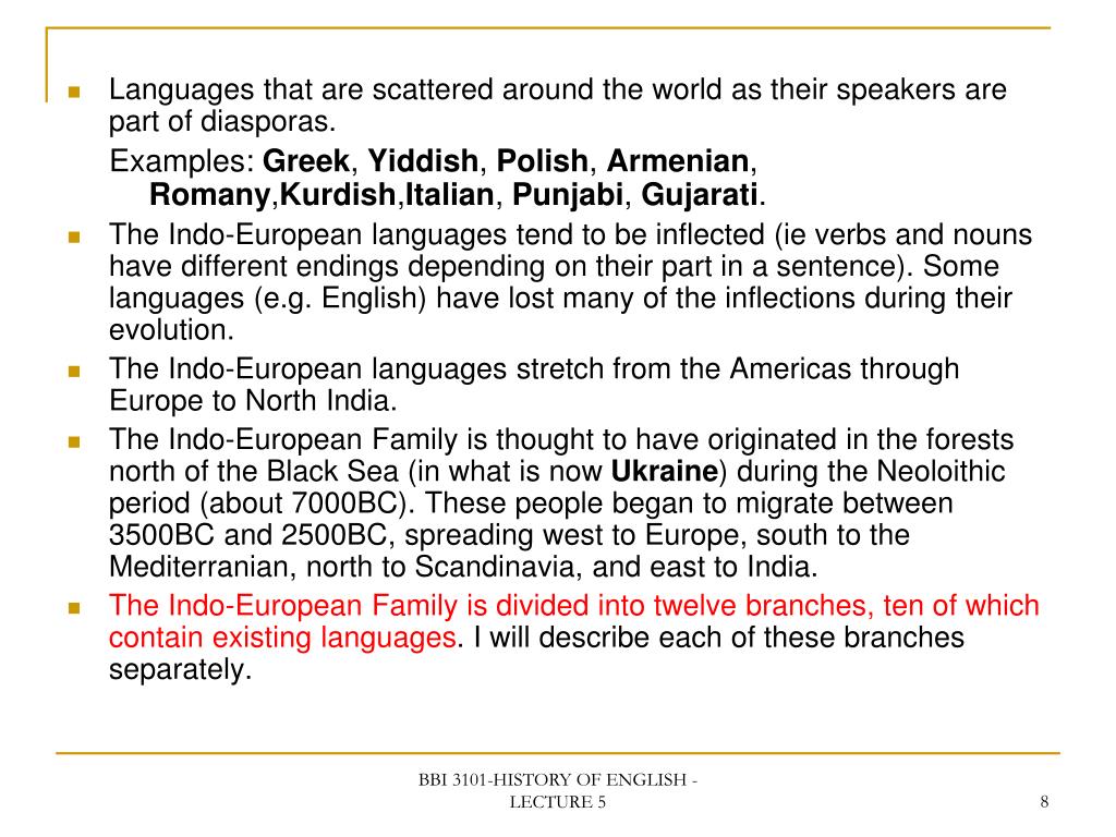 write an essay on indo european family of languages