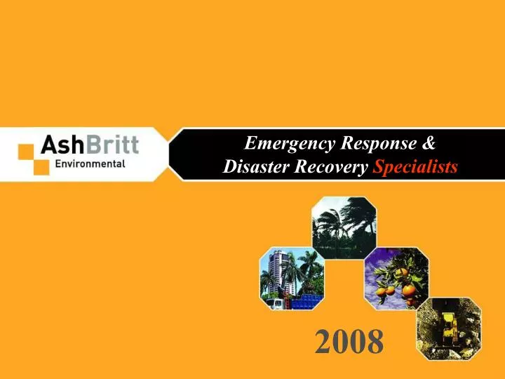 emergency response disaster recovery specialists n.