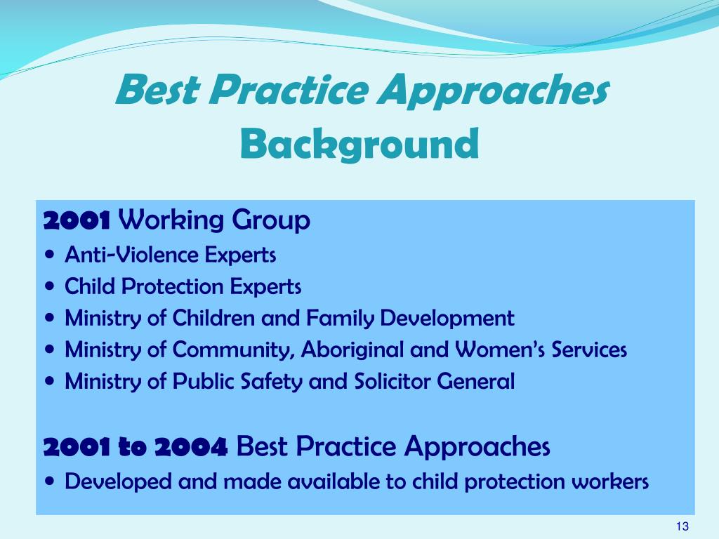 PPT - Best Practice Approaches: Child Protection And Violence Against ...