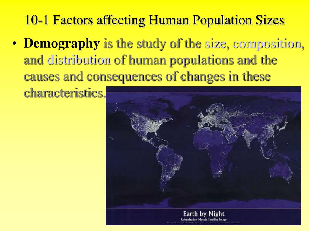 PPT - Human Population : Growth, Demography and Carrying Capacity ...