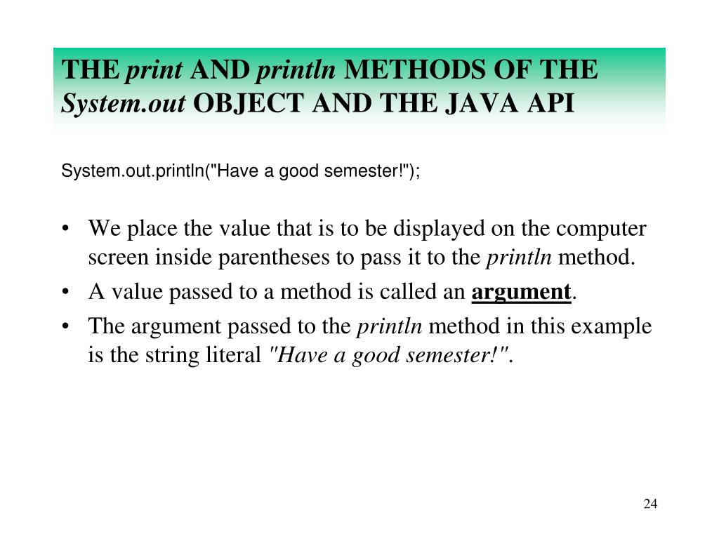 PPT - Chapter 2 JAVA FUNDAMENTALS PowerPoint Presentation, free download -  ID:1717966