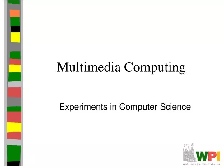 PPT - Multimedia Computing PowerPoint Presentation, free download - ID ...
