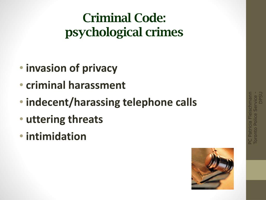 Uttering Criminal Code PPT - Abuse & Neglect of Vulnerable Persons: A Law Enforcement ...