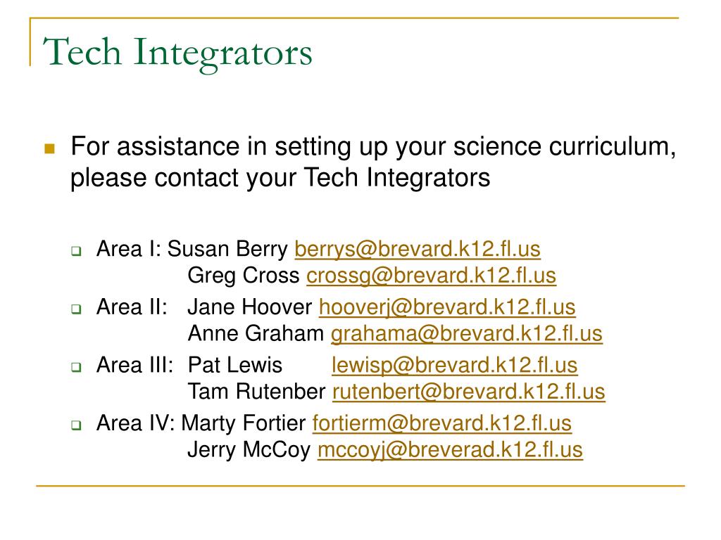 Tech Integrators PPT - Scott Foresman Science Curriculum PowerPoint Presentation, free ...