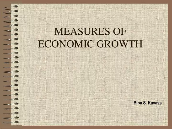 measures of economic growth n.