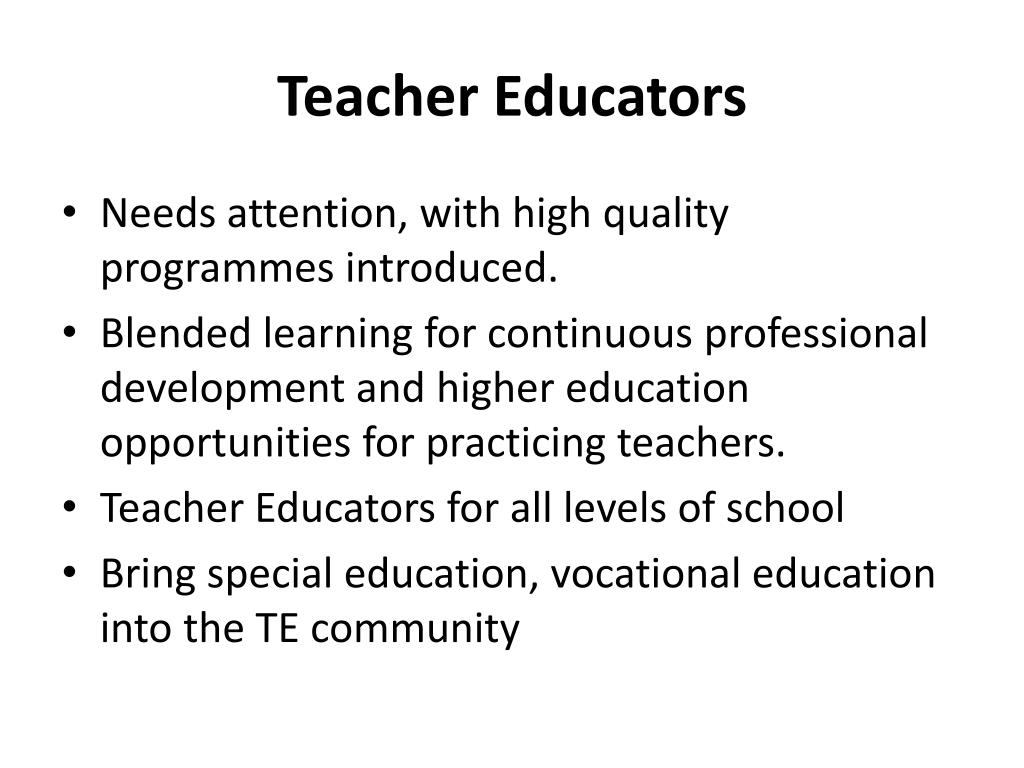 PPT - E-9 meeting on Teacher Development for Inclusive Relevant Quality ...