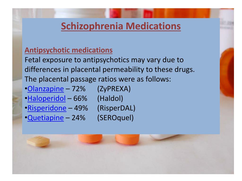 schizophrenia medication