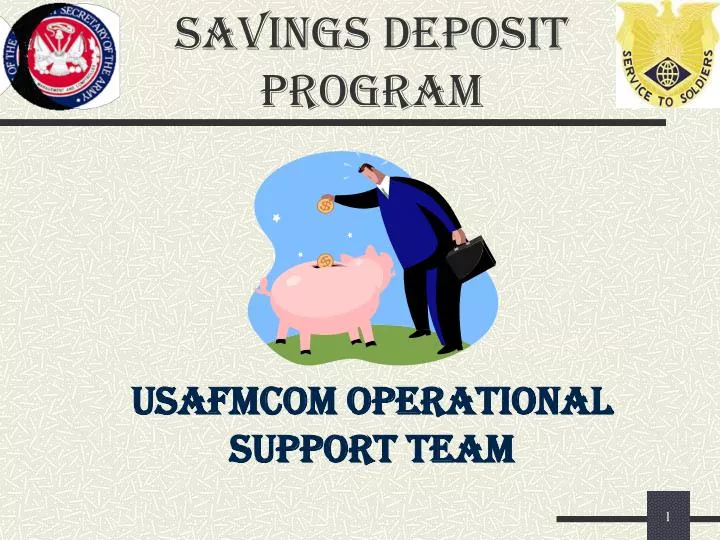 savings deposit program n.