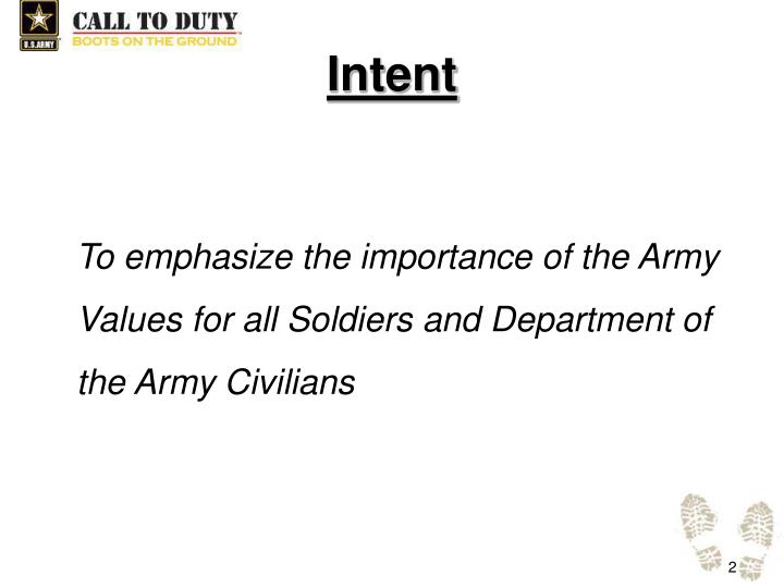 importance of army values