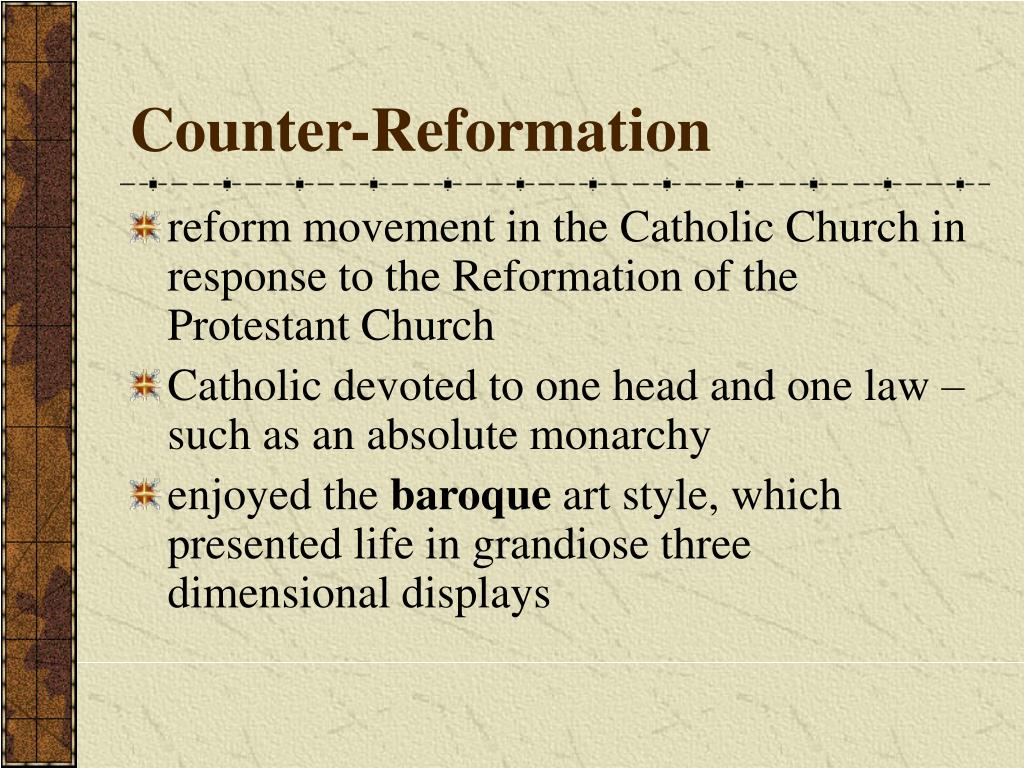 PPT - Counter-Reformation PowerPoint Presentation, free download -  ID:1720247