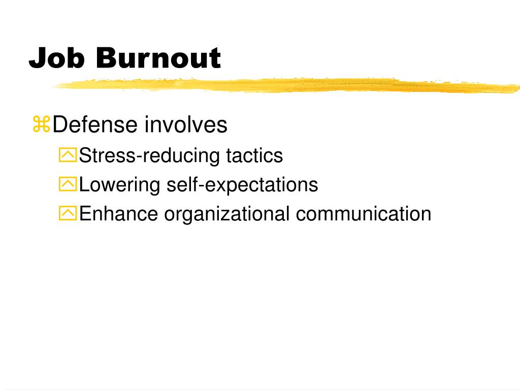 Types Of Job Burnout