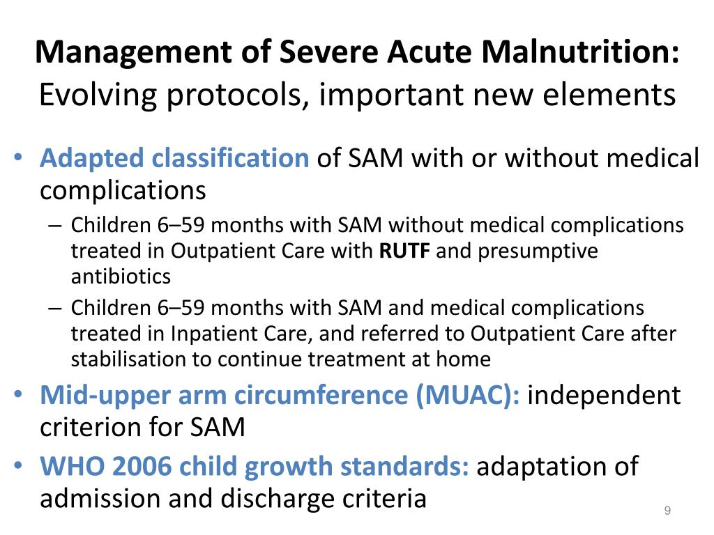 PPT Orientation on CommunityBased Management of Acute Malnutrition