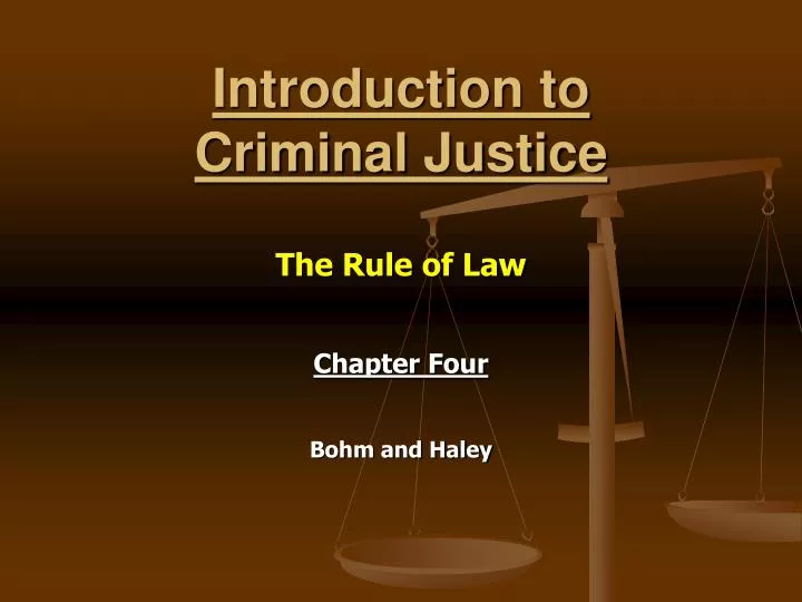 Ppt introduction to criminal justice powerpoint presentation free