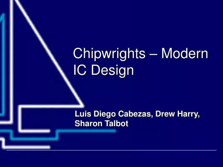 chipwrights modern ic design n.