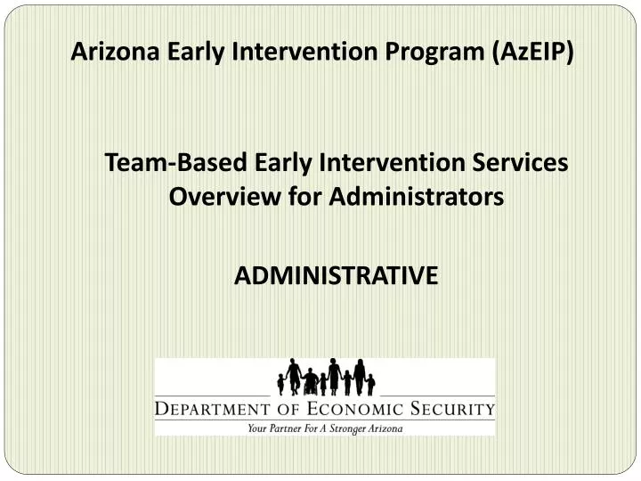 arizona early intervention program azeip n.