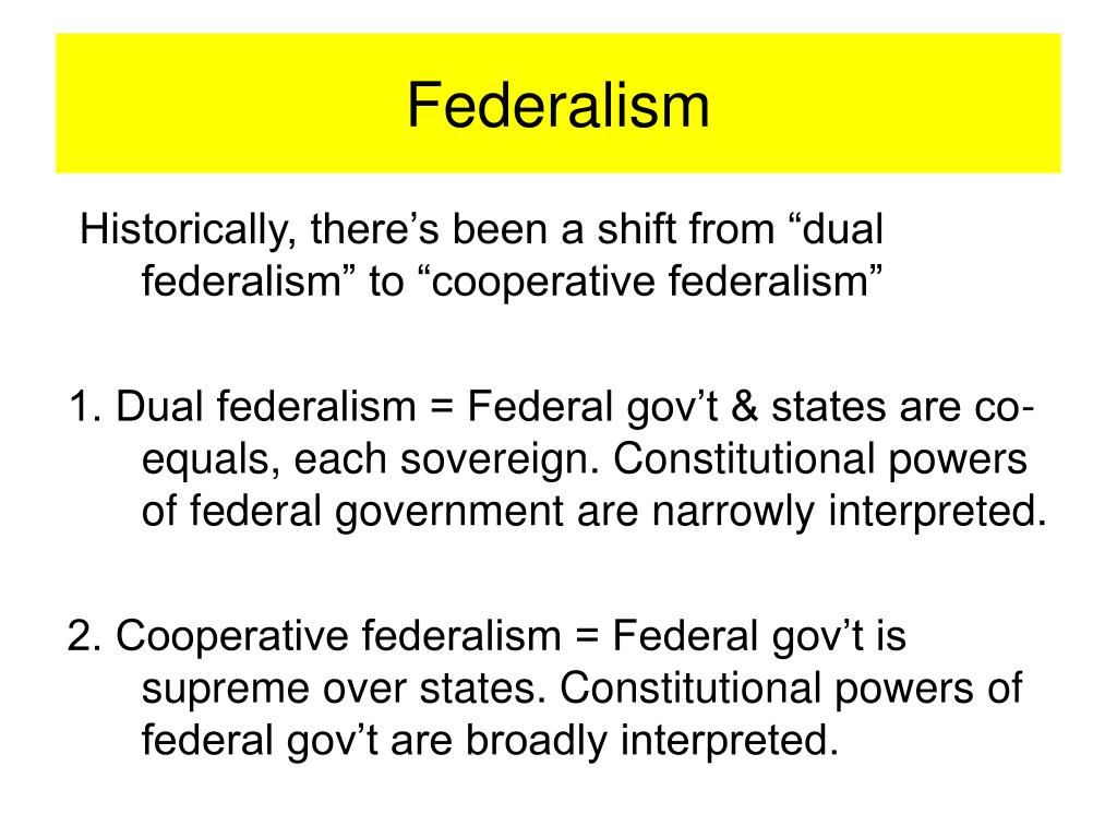 dual federalism essay