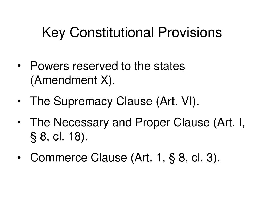 Pros And Cons Of Constitutional Provisions