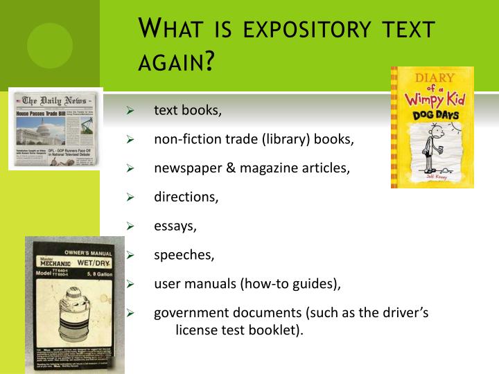 what is expository text