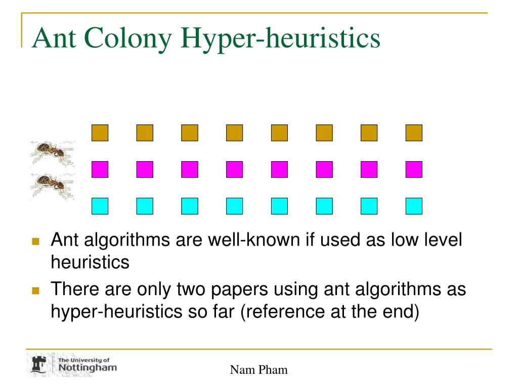 PDF) An Ant Colony based Hyper-Heuristic Approach for the Set
