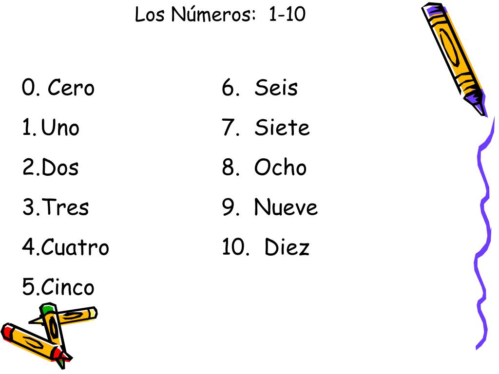 PPT Los Números 110 0. Cero 6. Seis Uno 7. Siete Dos 8. Ocho Tres 9