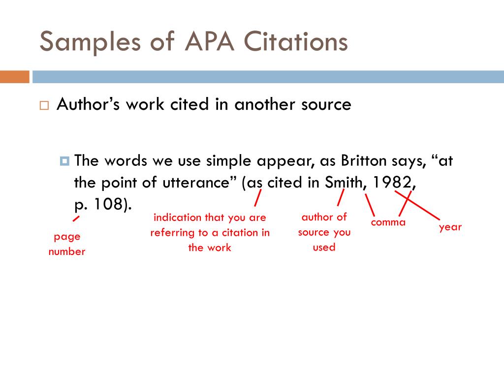 how to cite in an essay apa