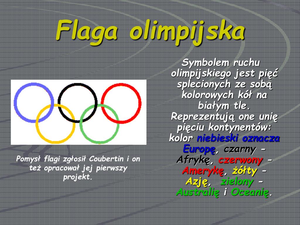 PPT - Ruch olimpijski – znaki szczególne PowerPoint Presentation, free  download - ID:1727596