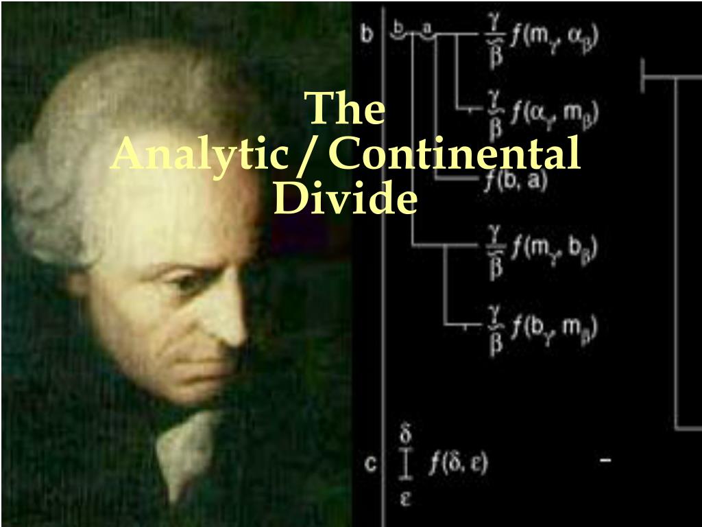 PPT - The Continental / Analytic Divide PowerPoint Presentation, free  download - ID:1728895