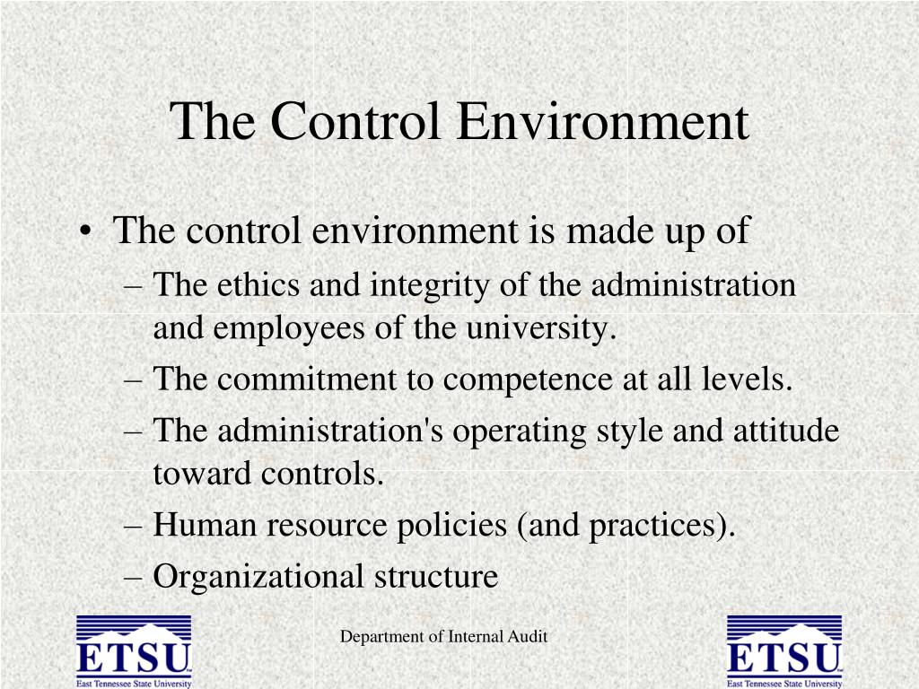 PPT An Internal Control Overview PowerPoint Presentation, free