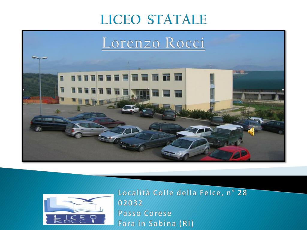 PPT - Località Colle della Felce, n° 28 02032 Passo Corese Fara in Sabina  (RI) PowerPoint Presentation - ID:1732477