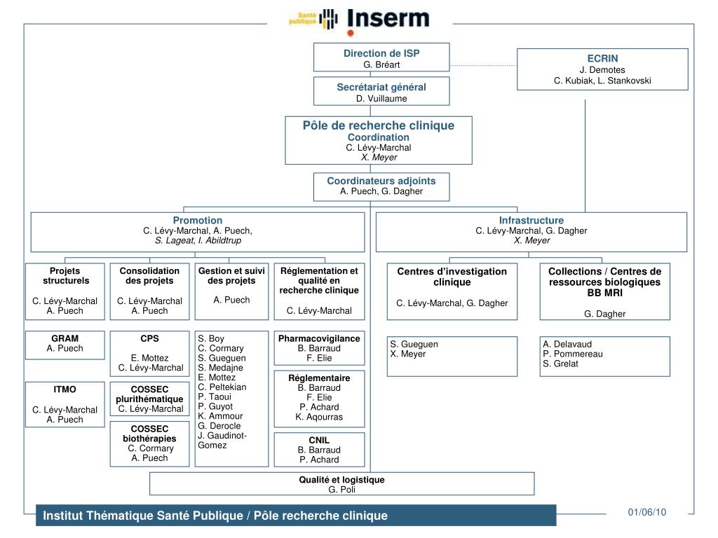 Ppt Pôle De Recherche Clinique Coordination C Lévy Marchal X Meyer