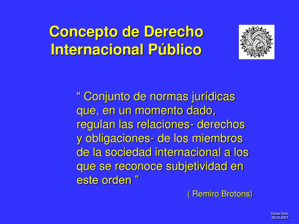 PPT - Capítulo I: Introducción al Derecho Internacional Público