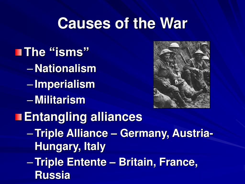 what were the causes of world war 1 essay
