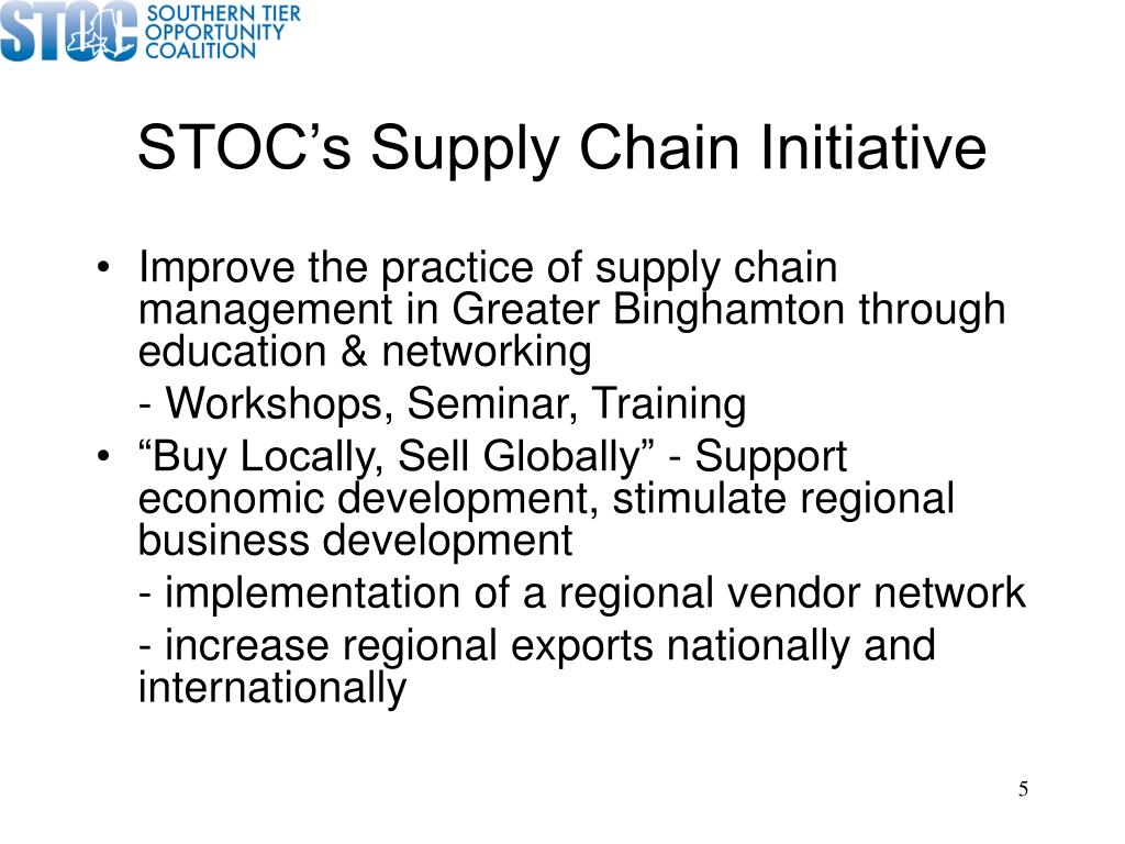 PPT Supply Chain Initiative Export “Exporting 101” Patrick