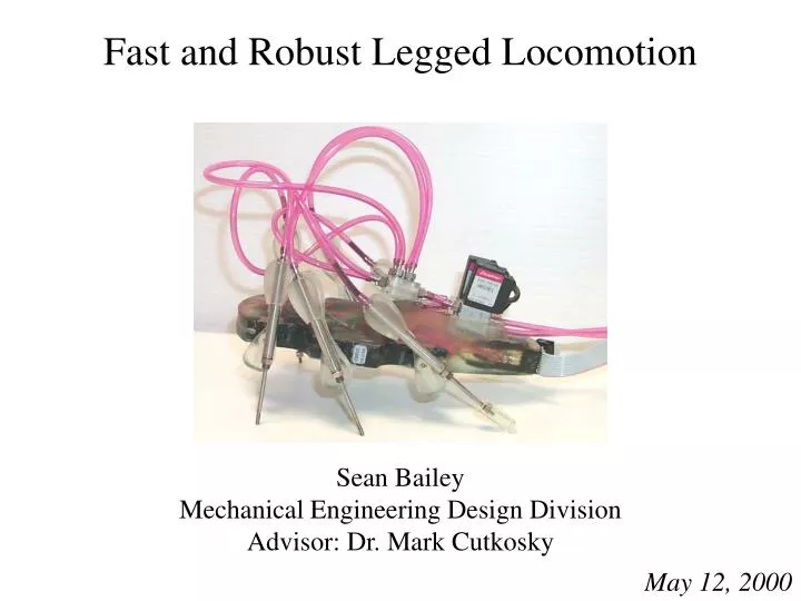 PPT - Fast And Robust Legged Locomotion PowerPoint Presentation, Free ...