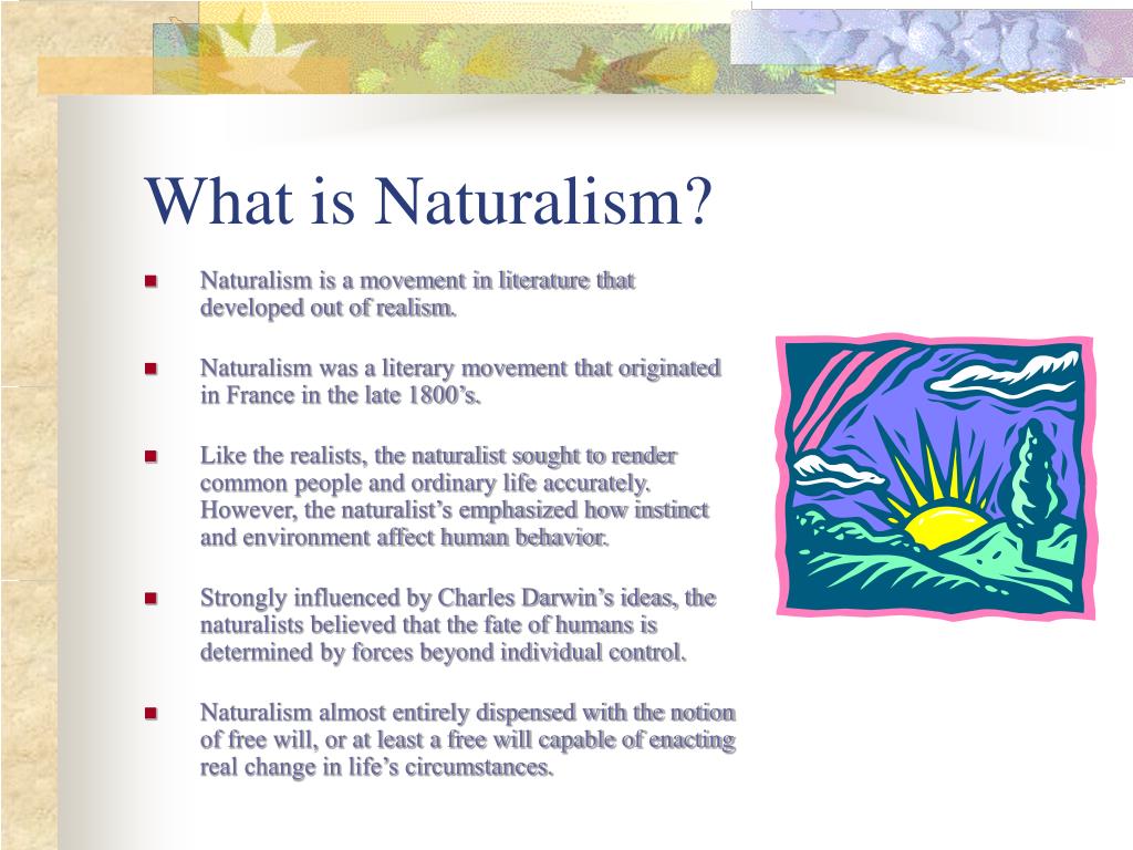 PPT - Naturalism (early 19 th century movement) PowerPoint Presentation