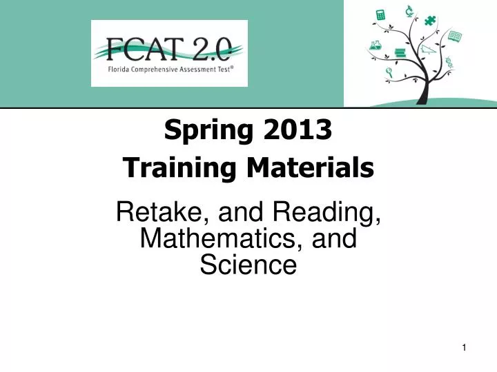 spring 2013 training materials n.