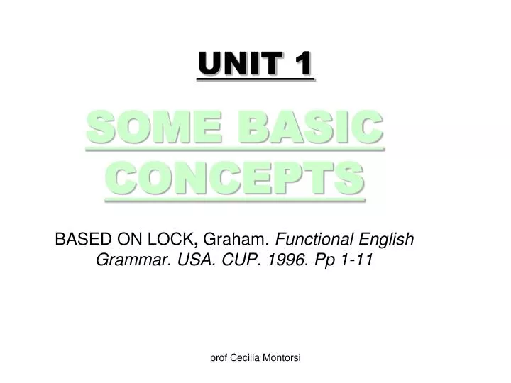 PPT UNIT 1 PowerPoint Presentation ID 1737344