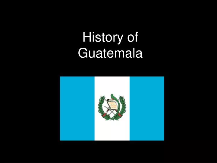 history of guatemala n.