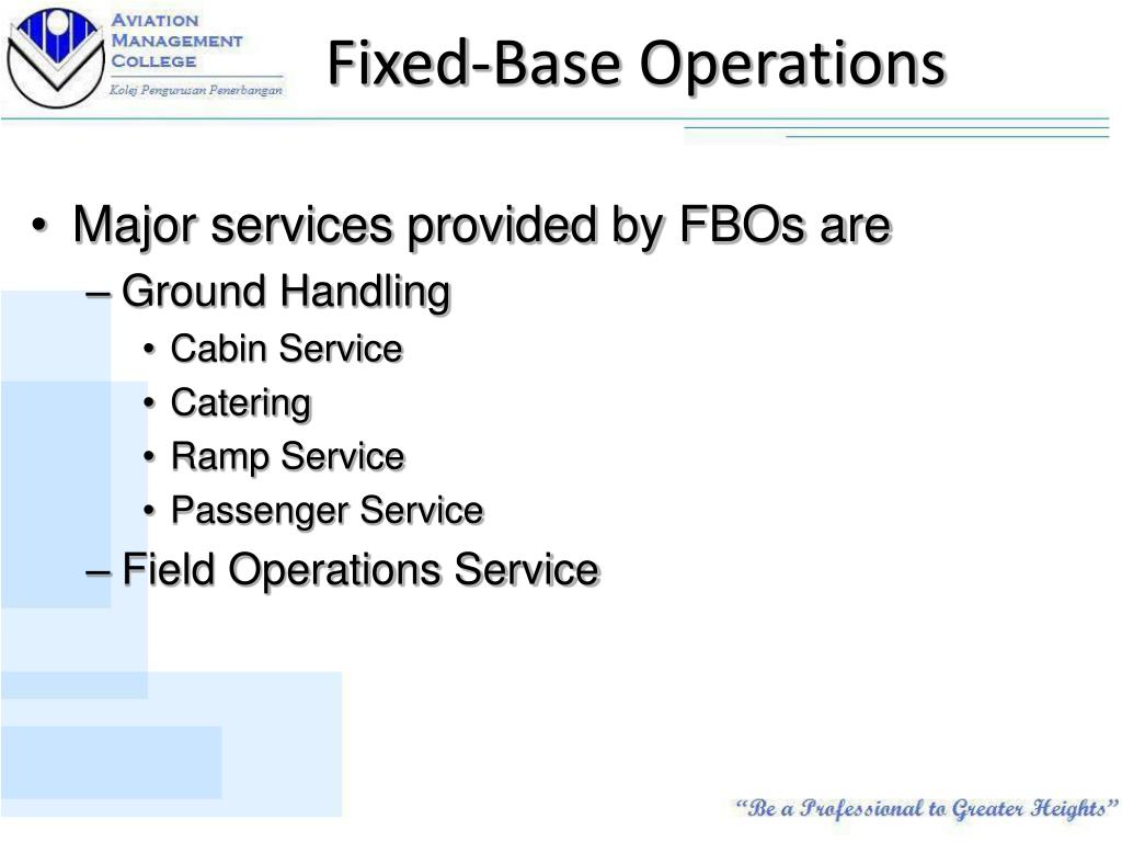 fixed base operator business plan