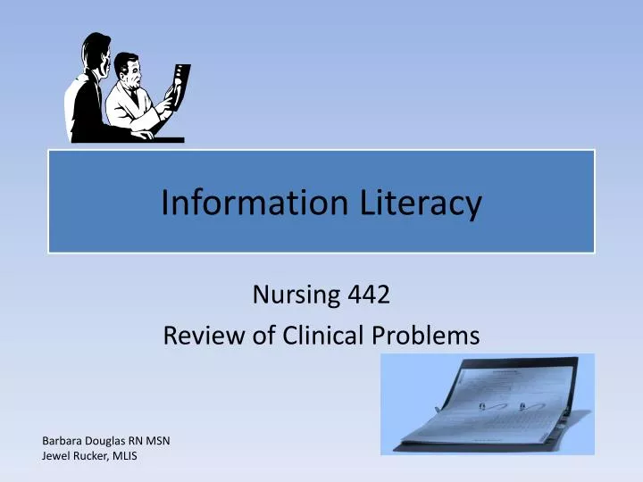 information literacy n.