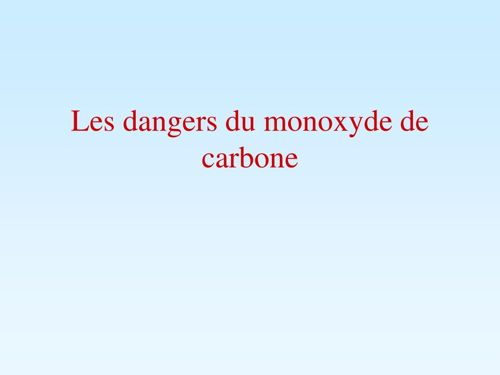 Monoxyde de carbone et incendies domestiques : prudence !