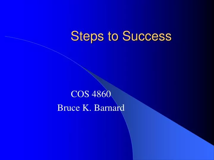 steps to success n.