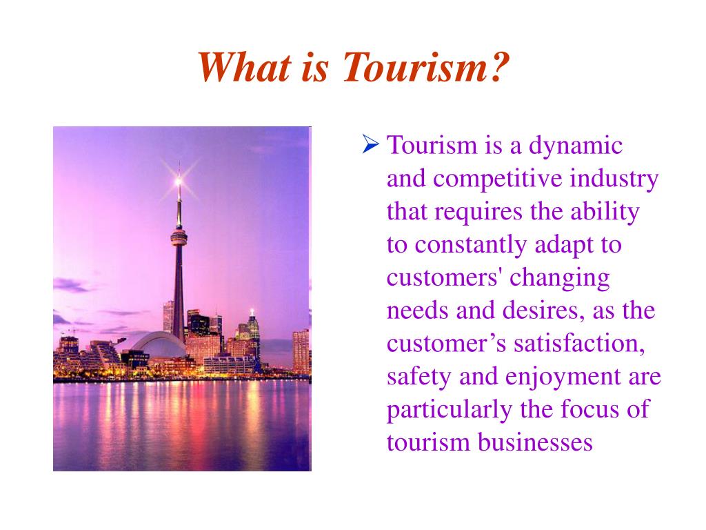 definition of tourism ppt