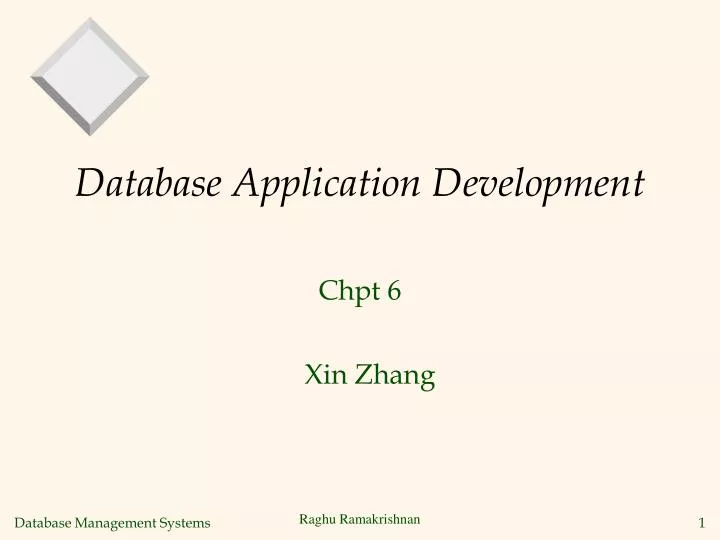 PPT - Database Application Development PowerPoint Presentation, free ...