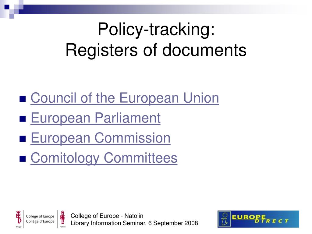 PPT - Useful websites for EU information PowerPoint Presentation, free ...
